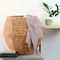 Vintiquewise Water Hyacinth Natural Multipurpose Barrel Storage Tub w/Lid, Basket for Organizing, Ottoman Stool QI004214 - alternate 5